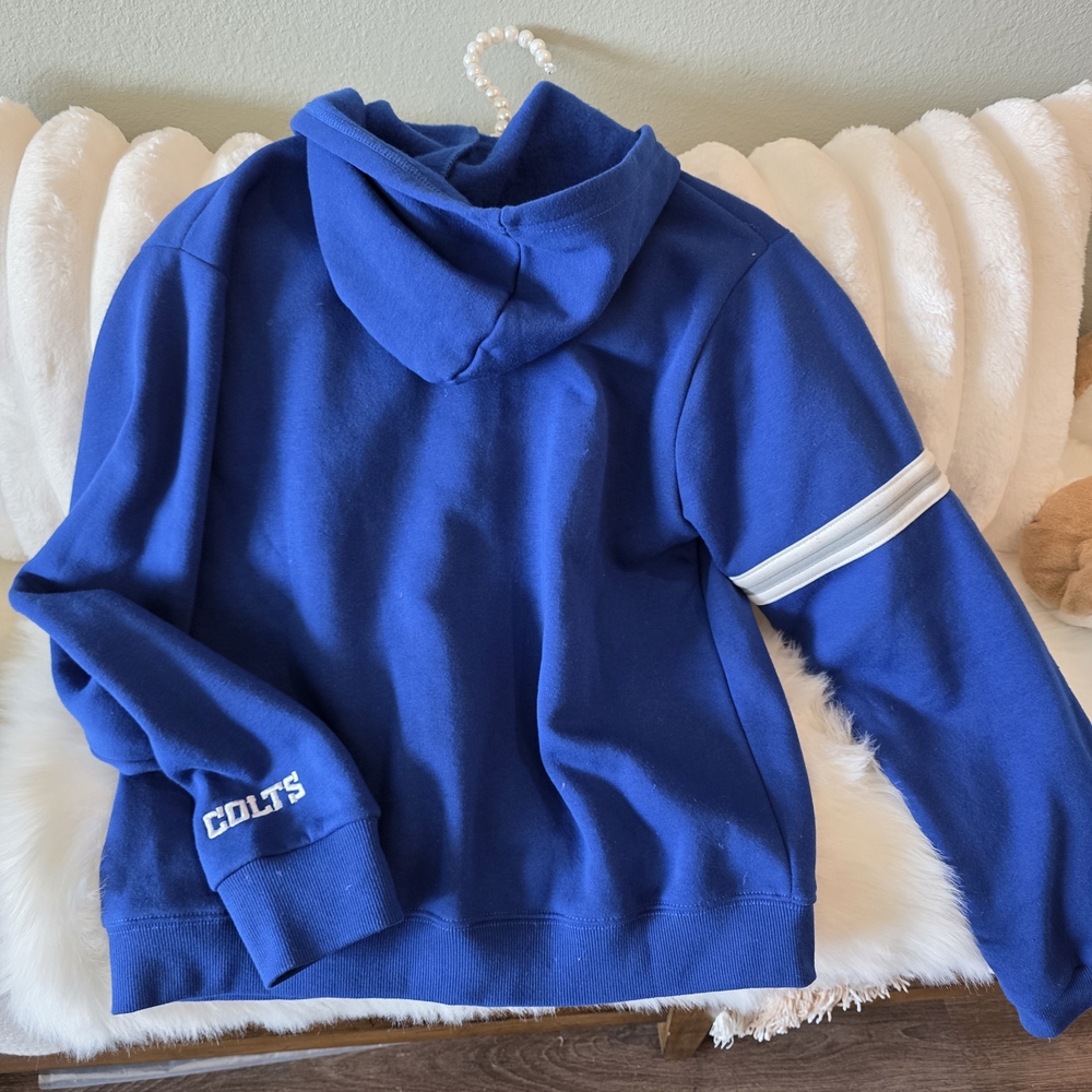 NFL Indianapolis Colts Blue Zip-Up Hoodie - Picture 9 of 9